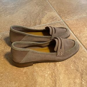 Lucky brand, slight wedge slip ons.